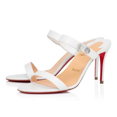 Sandalias Lock Me Christian Louboutin Mujer - Blancos - 3205171N239